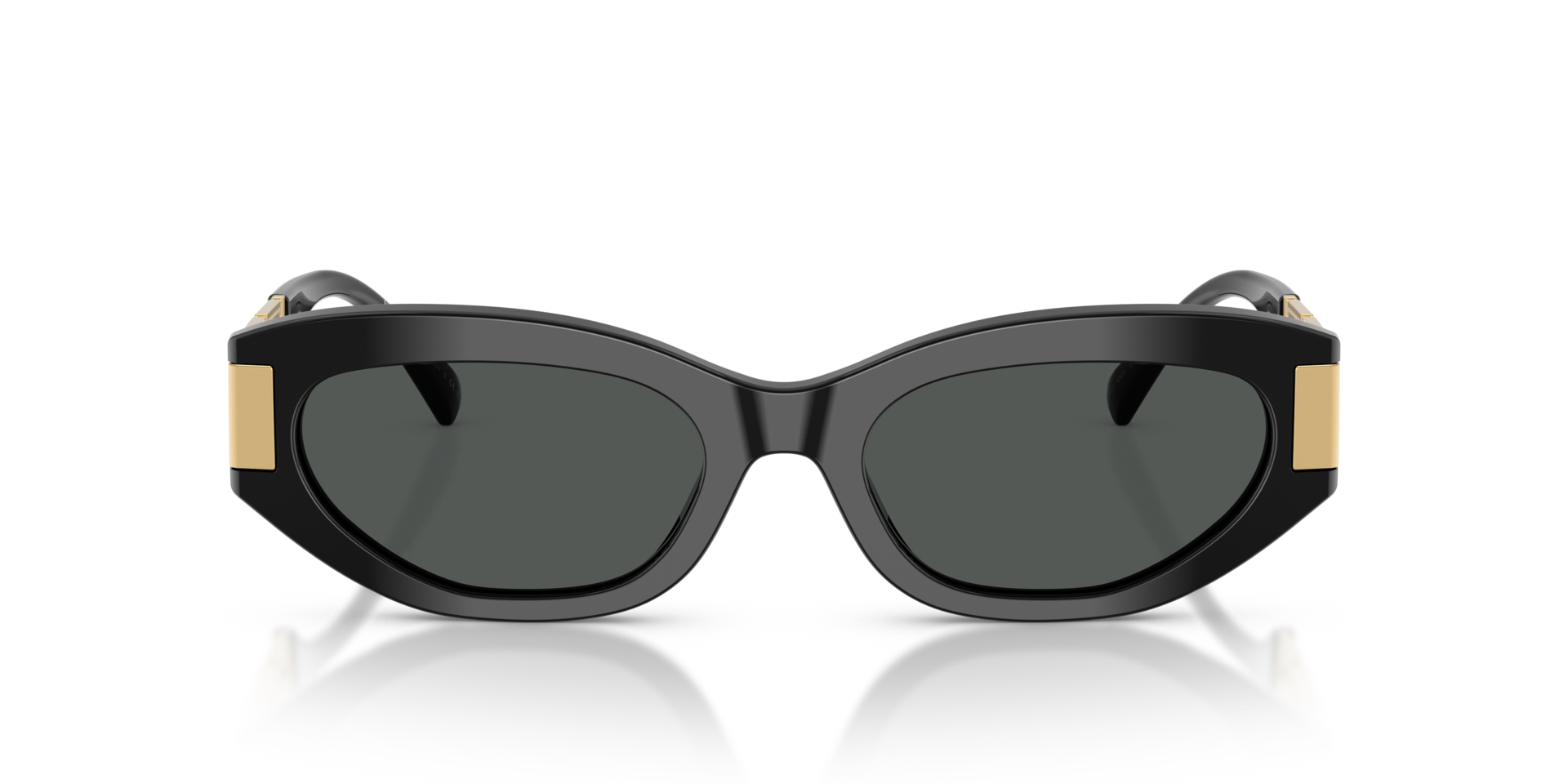VE4501 Zwart AcetaatSunglass Frames van B24, Vooraanzicht