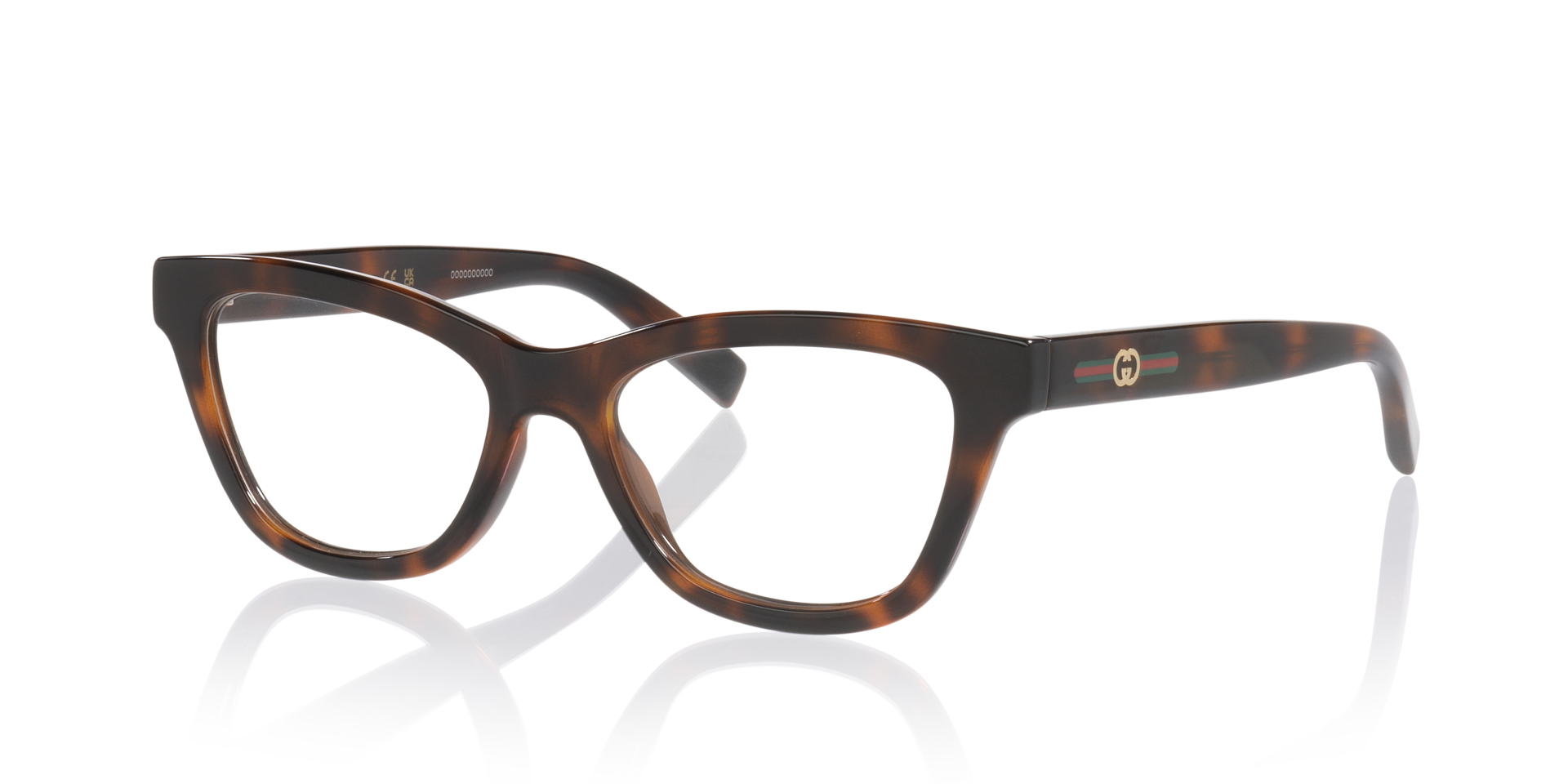 GG1983O Tortoise Light KunststofEyeglass Frames van B24, Hoekweergave