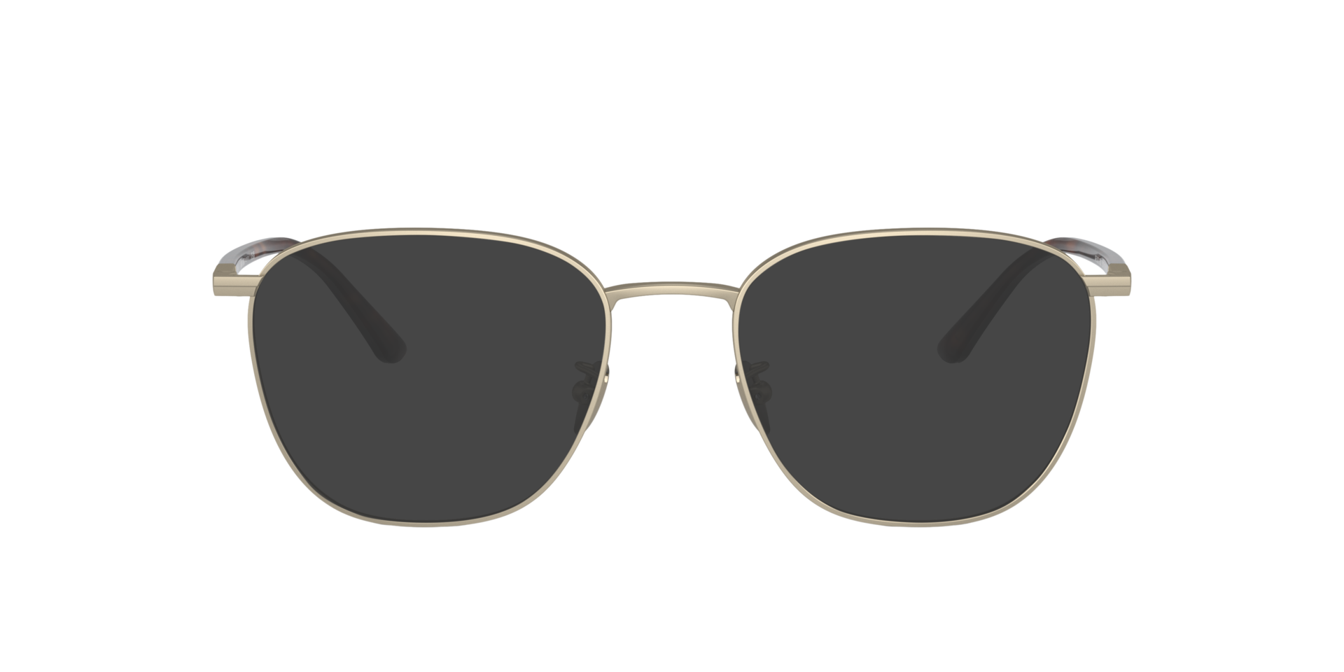 AR5132 Mat lichtgoud MetaalEyeglass Frames van B24, met getinte lenzen