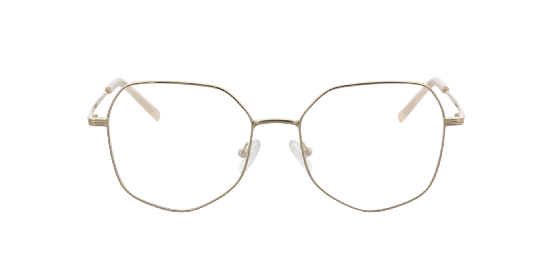 Blair Gold MetallEyeglass Frames von B24, Vorderansicht