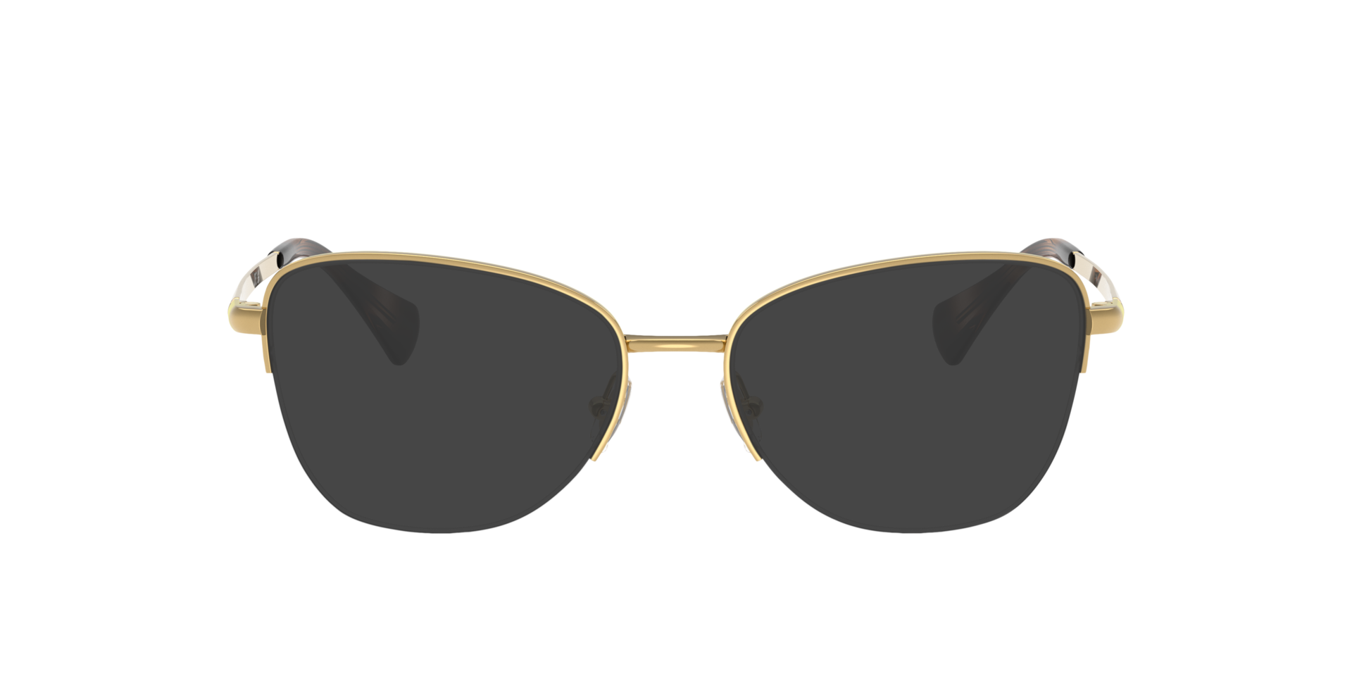 RA6061 Glänzendes Gold MetallEyeglass Frames von B24, mit getönten Gläsern