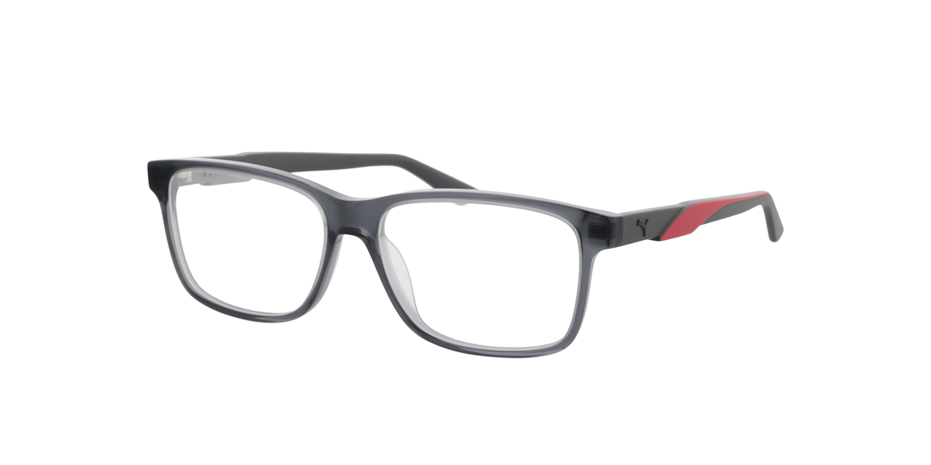 PU0341O Grau AcetatEyeglass Frames von B24, Dreiviertelansicht
