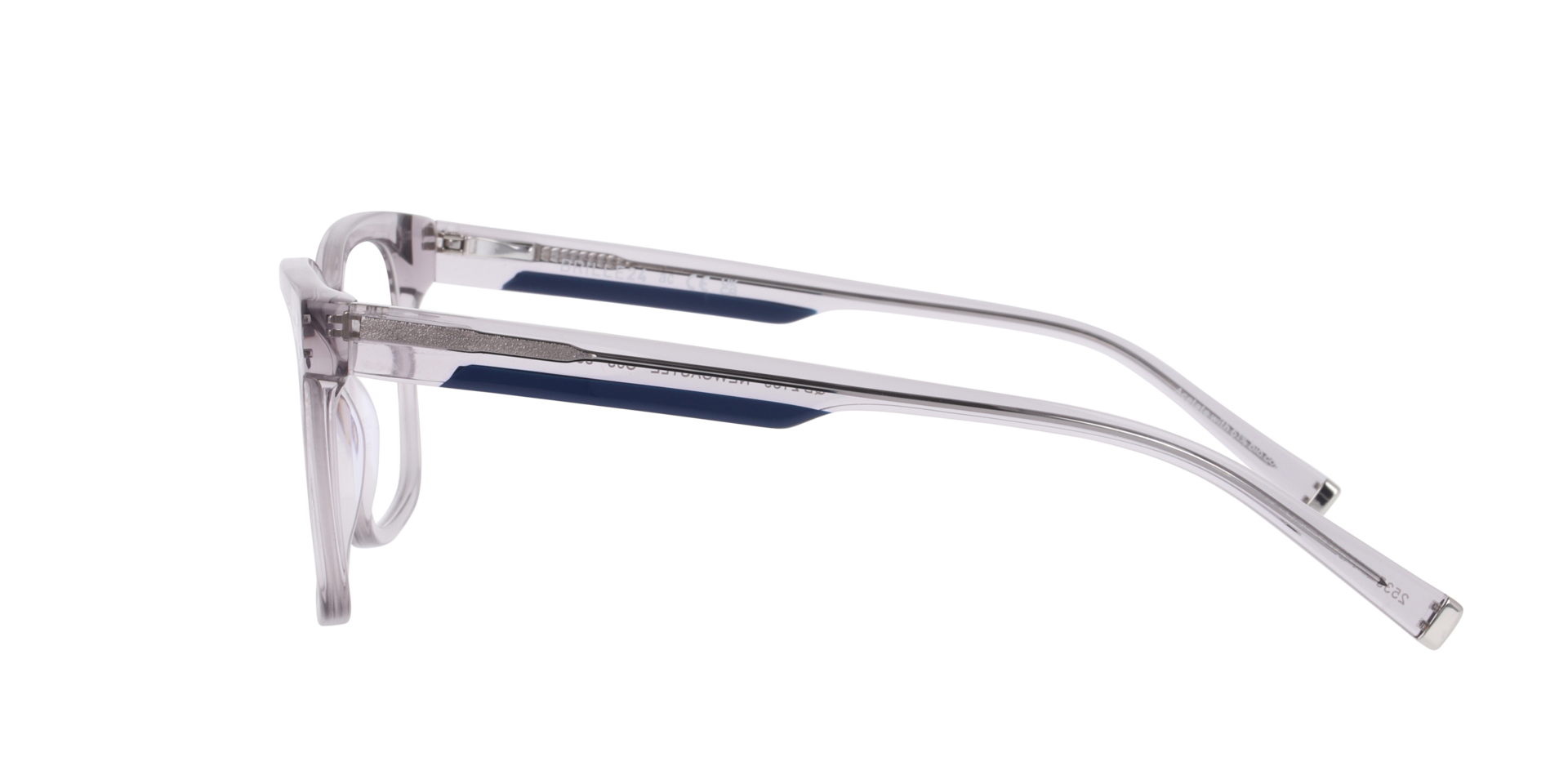 Newcastle Kristalgrijs AcetaatEyeglass Frames van B24, Zijaanzicht