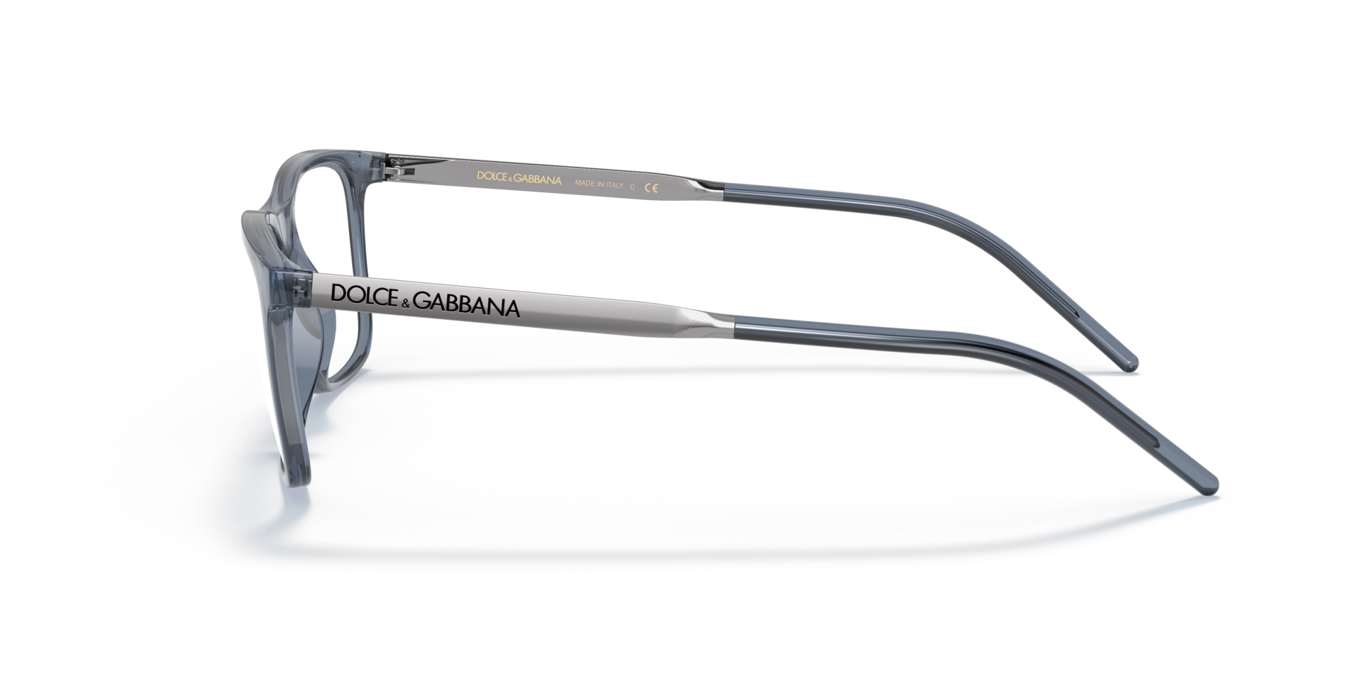 DG5044 Blau KunststoffEyeglass Frames von B24, Seitenansicht