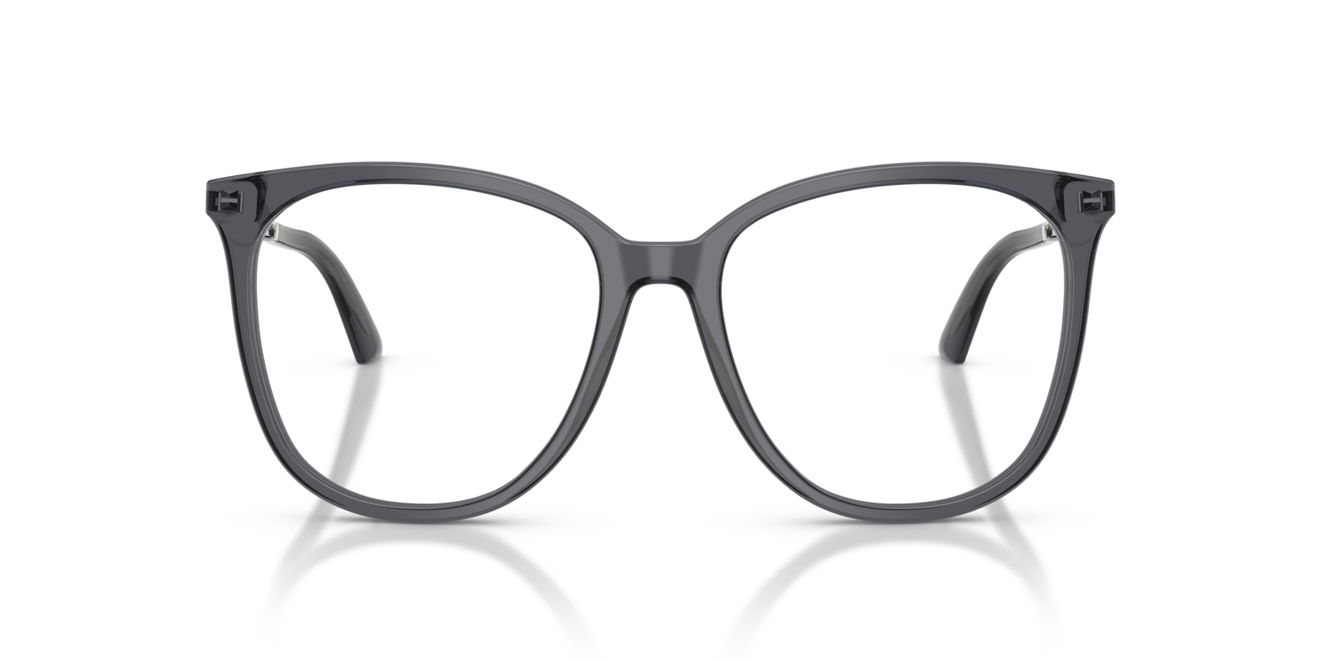 JC3060 Transparant grijs AcetaatEyeglass Frames van B24, Vooraanzicht