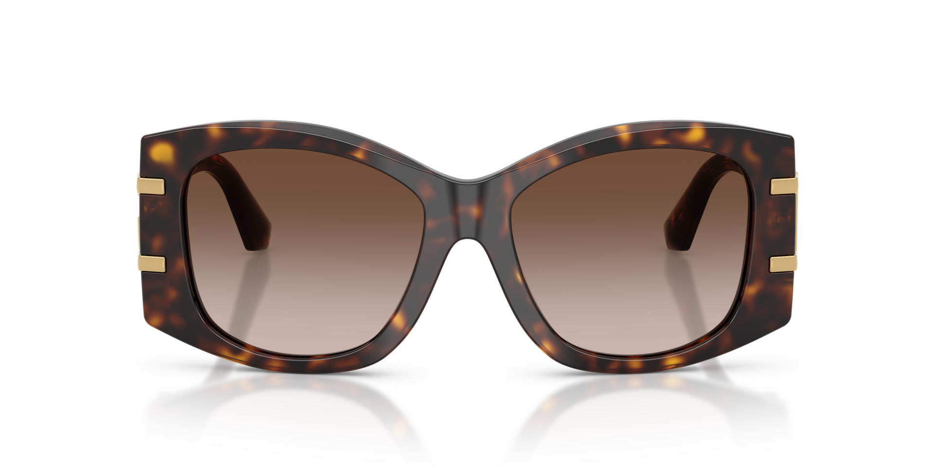 DG4501 Havana AcetaatSunglass Frames van B24, Vooraanzicht
