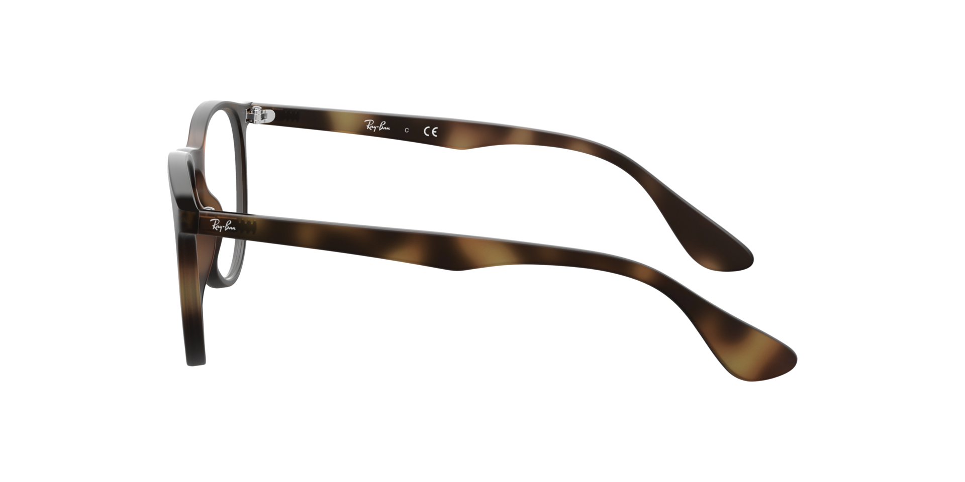 RB7046 Havana KunststofEyeglass Frames van B24, Zijaanzicht