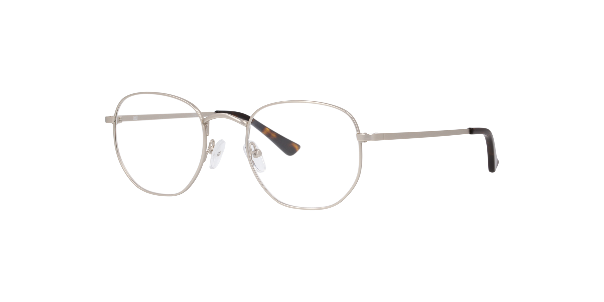 Kentucky Lichtgoud MetaalEyeglass Frames van B24, Hoekweergave