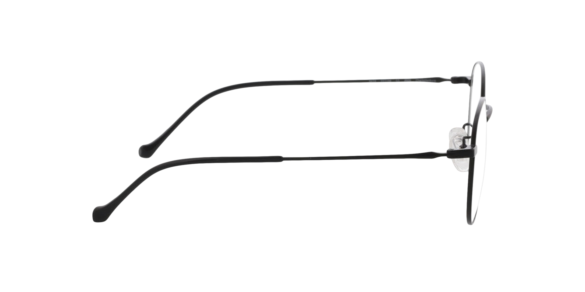 Charlottenburg Zwart MetaalEyeglass Frames van B24, Zijaanzicht