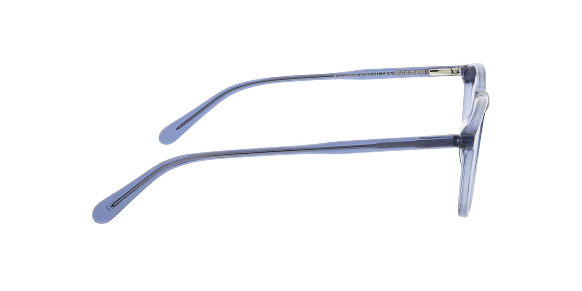 Alvin Blau AcetatEyeglass Frames von B24, Seitenansicht