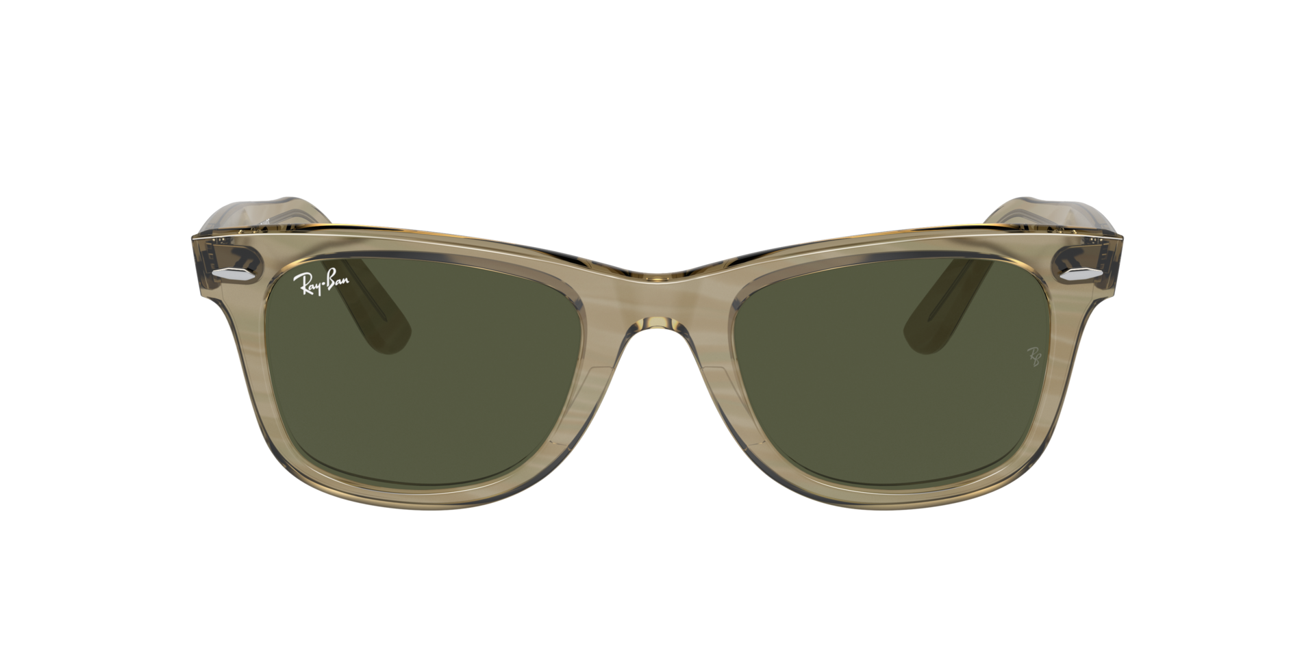 RB2140 Photo gestreept grijs AcetaatSunglass Frames van B24, met getinte lenzen
