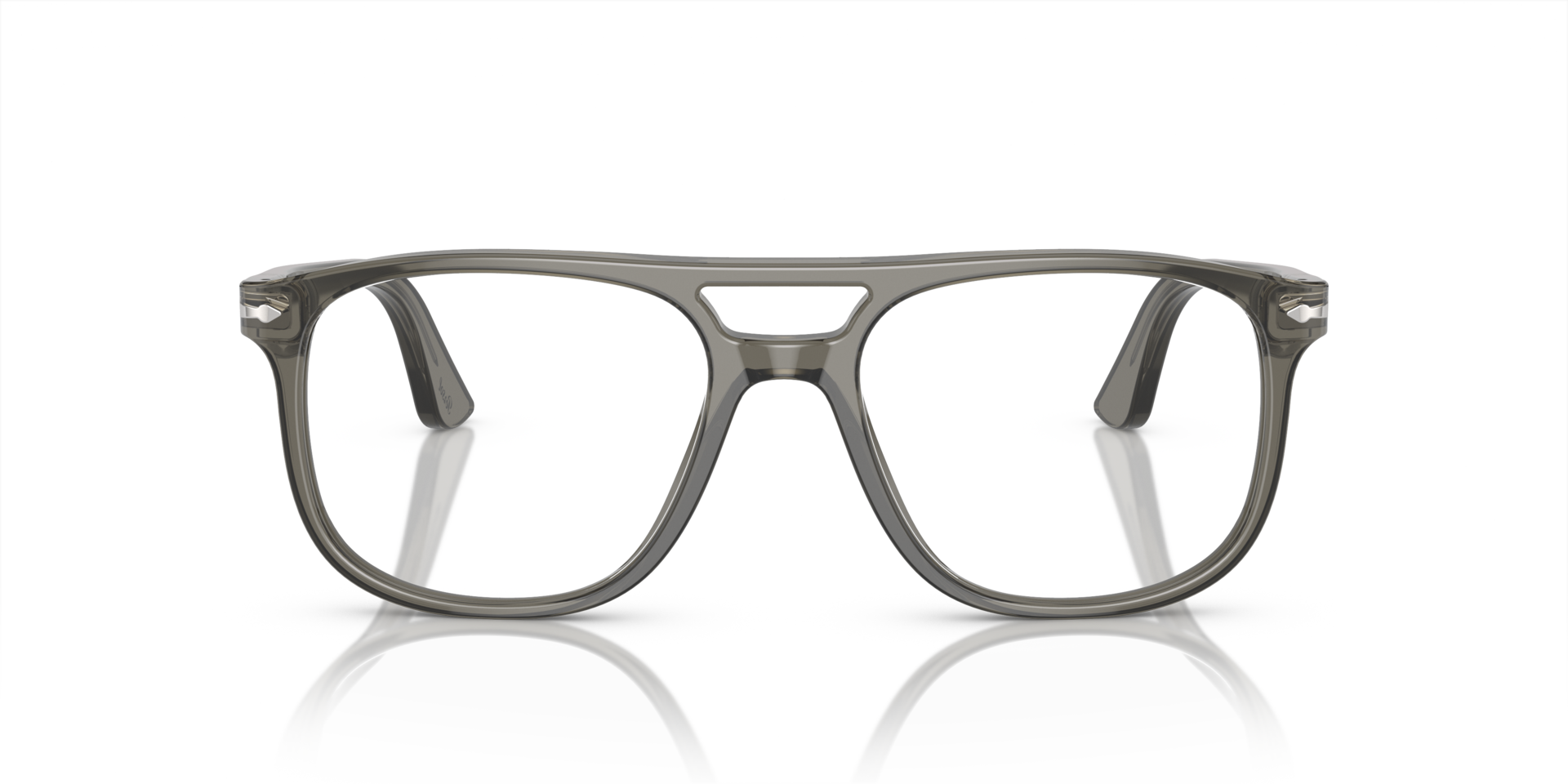 PO3329V Dofgrijs AcetaatEyeglass Frames van B24, Vooraanzicht