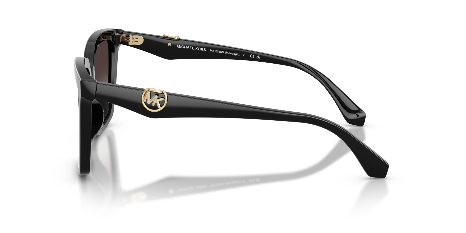 MK2256U Zwart AcetaatSunglass Frames van B24, Zijaanzicht