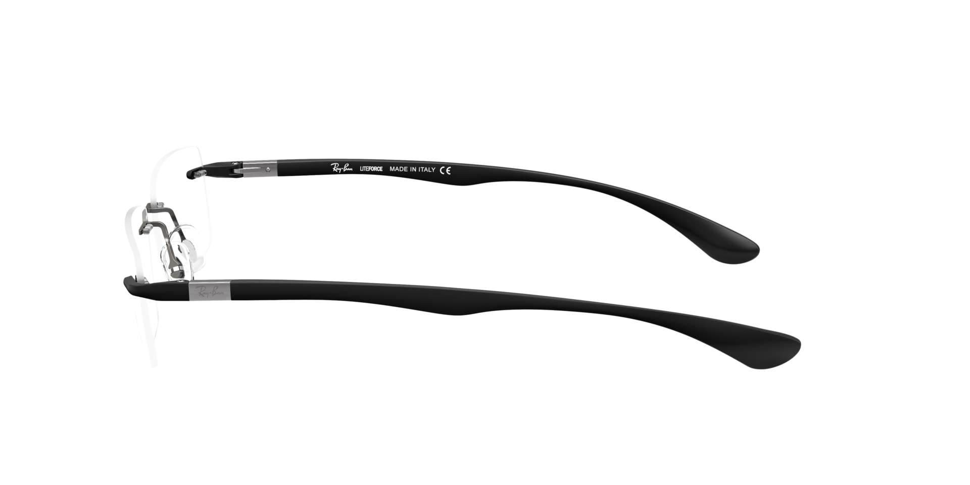 RB8724 Gunmetal TitanEyeglass Frames von B24, Seitenansicht