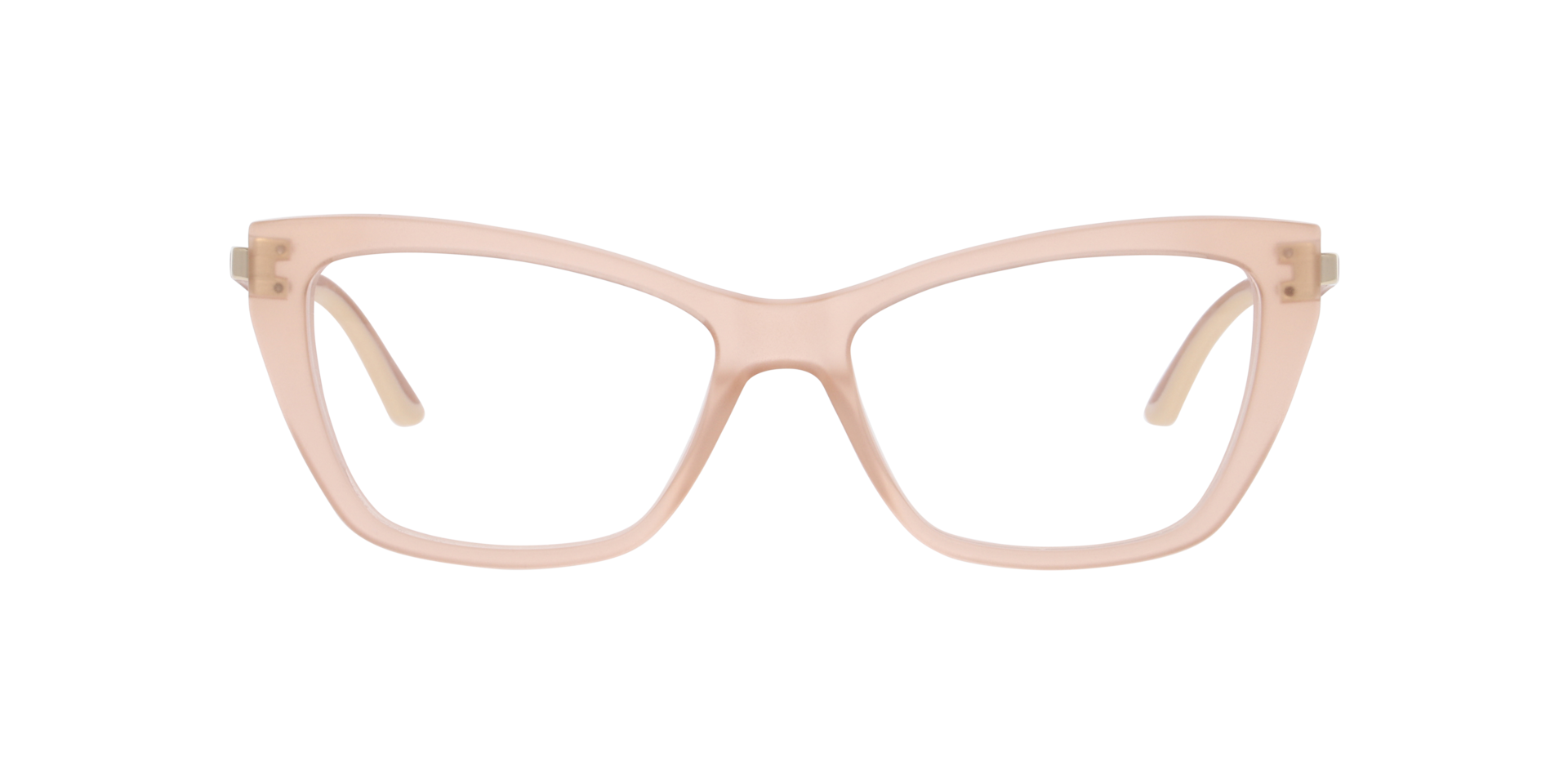 Lille Crystal Beige AcetatEyeglass Frames von B24, Vorderansicht