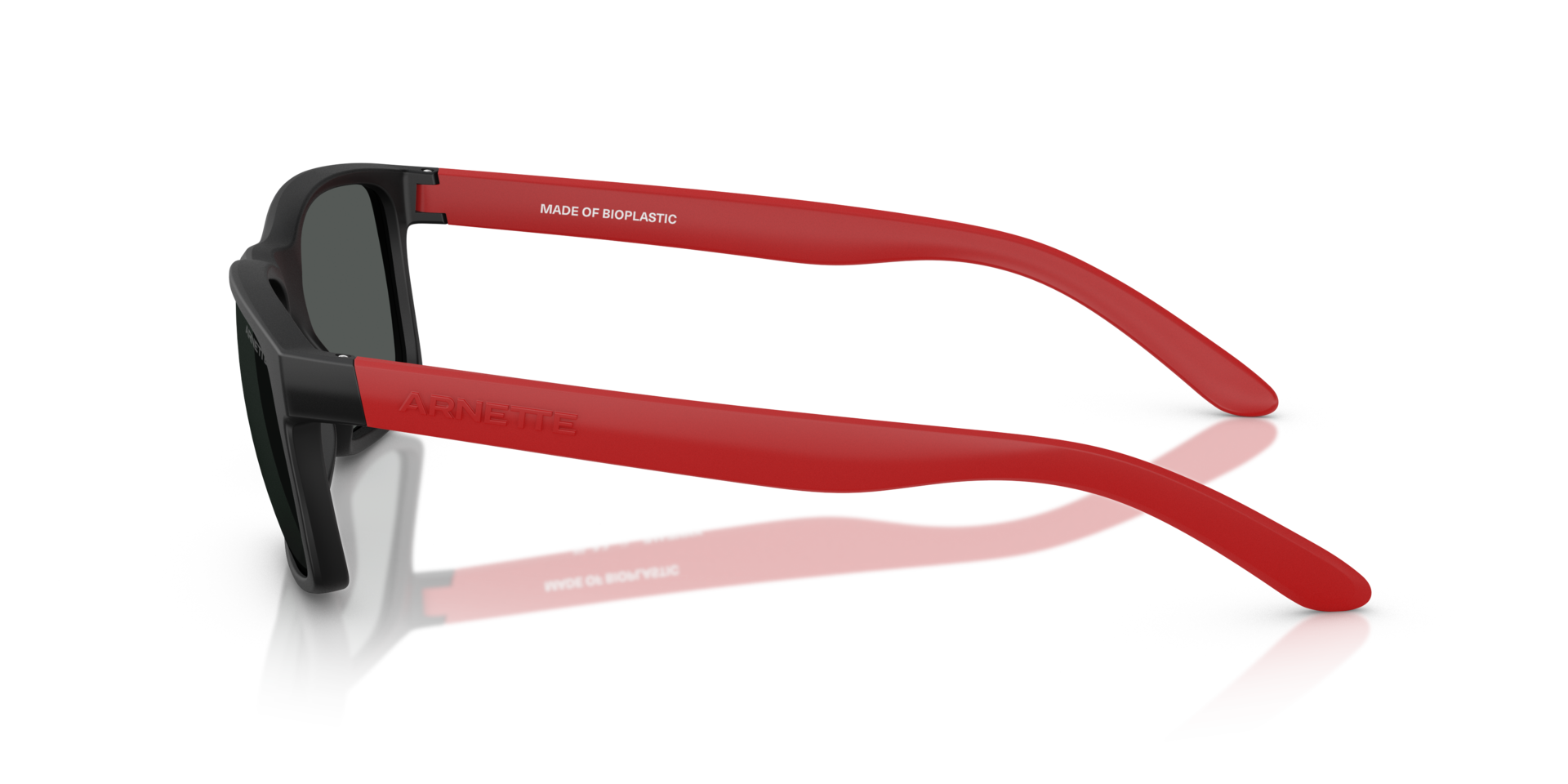 AN4185 Matzwart KunststofSunglass Frames van B24, Zijaanzicht