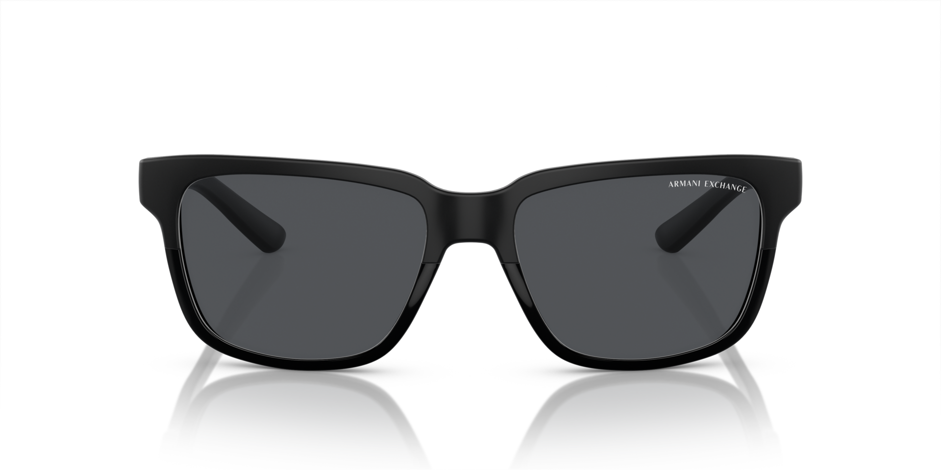 AX4026S Matte & Shiny Black KunststofSunglass Frames van B24, Vooraanzicht