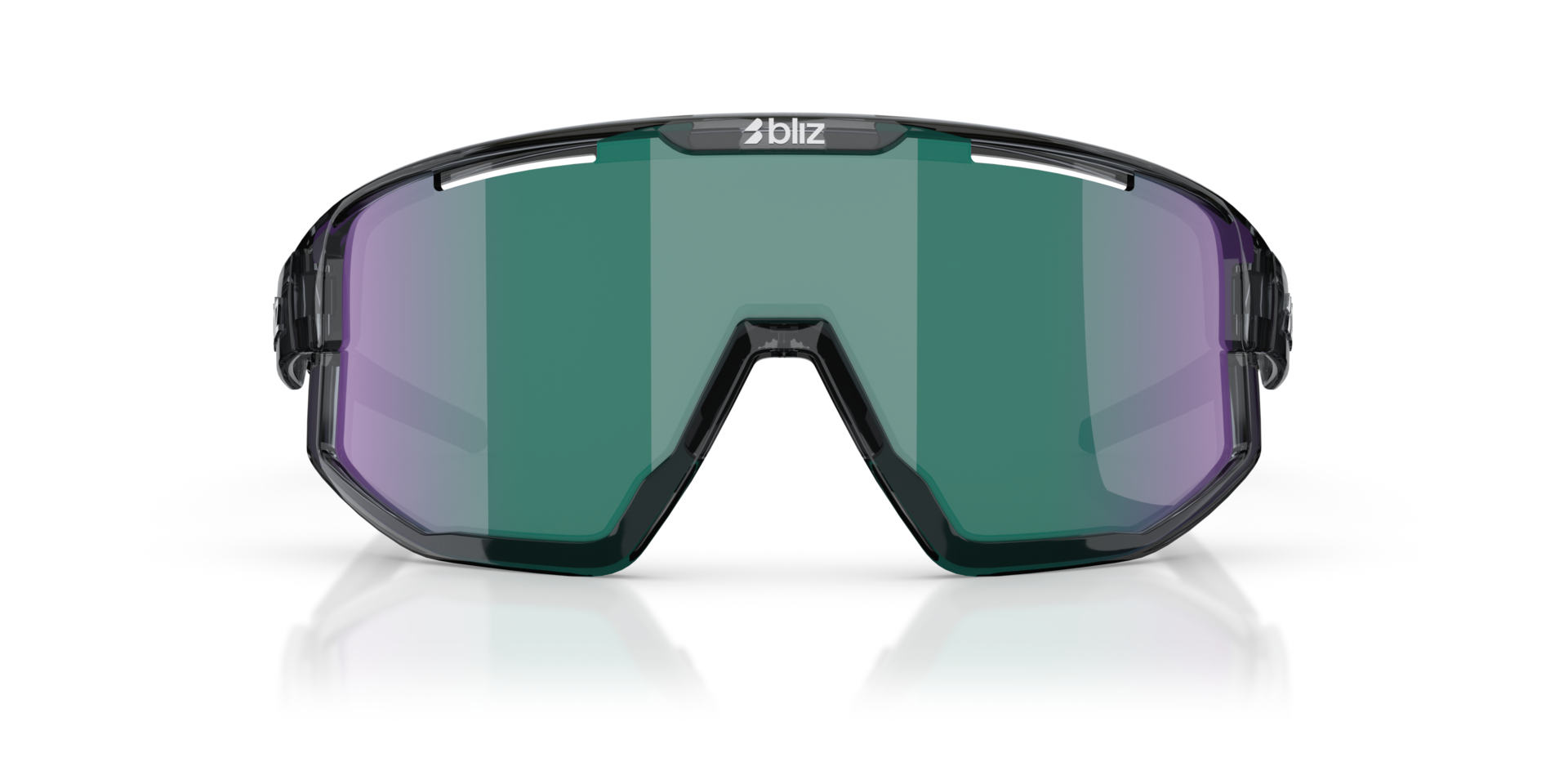 ZB7005 Kristallschwarz KunststoffSunglass Frames von B24, Vorderansicht