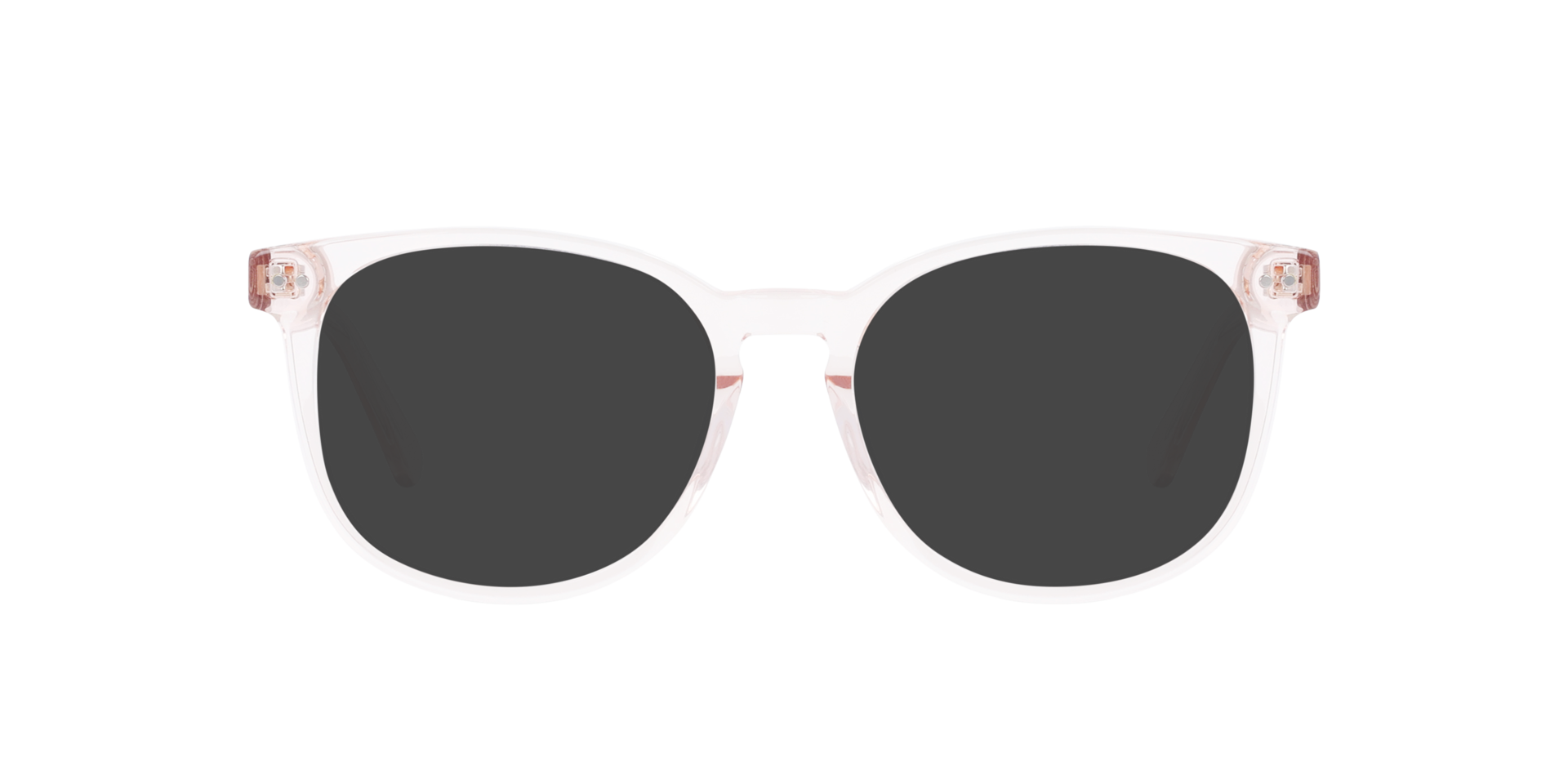 BARRON Sunny Apricot AcetaatEyeglass Frames van B24, met getinte lenzen