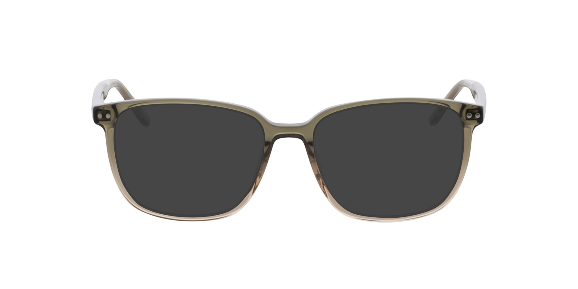 Yale Gradient Khaki AcetaatEyeglass Frames van B24, met getinte lenzen