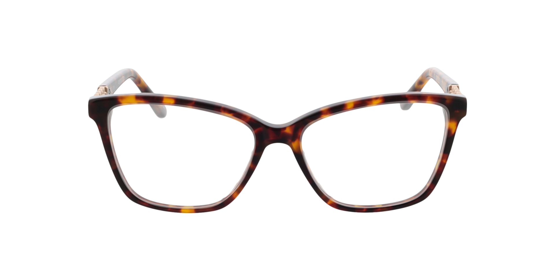 Lisa Havana  &  satijn roze goud AcetaatEyeglass Frames van B24, Vooraanzicht