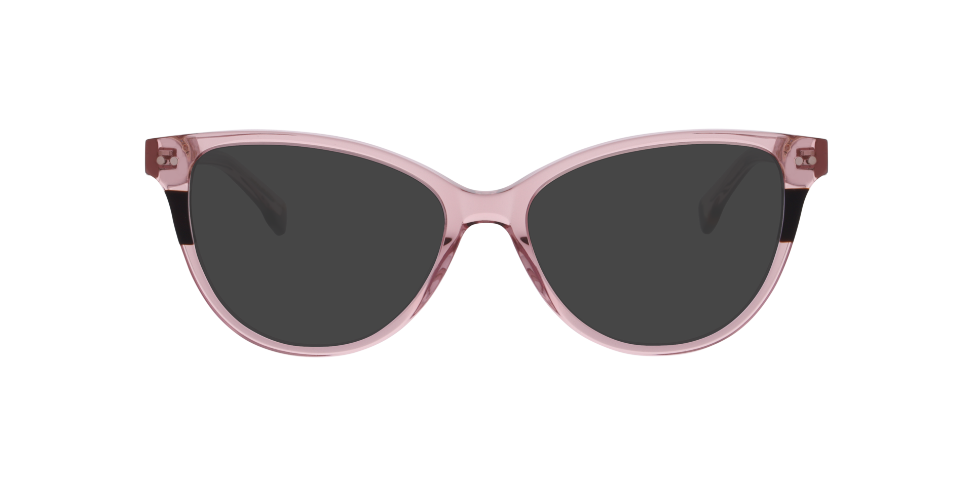 Lissia Havana On Crystal Light Pink AcetatEyeglass Frames von B24, mit getönten Gläsern