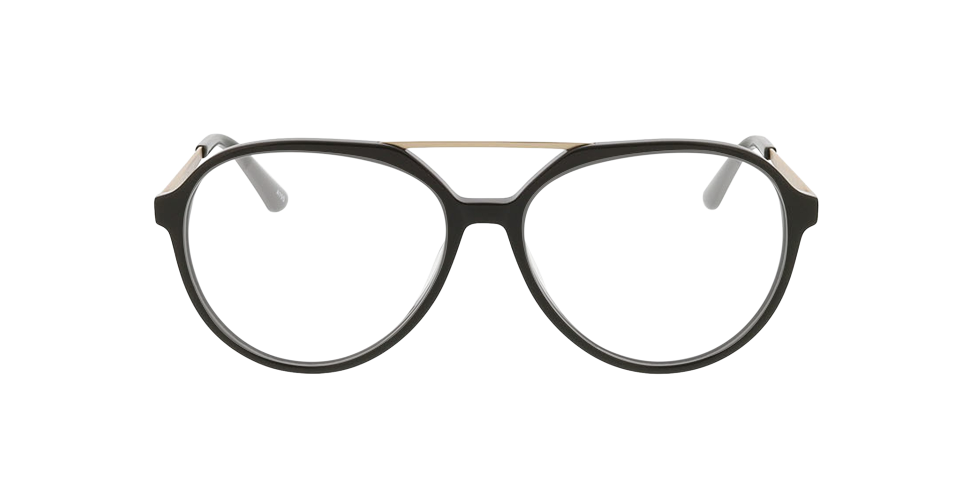 Belmont Kaki  &  mat lichtgoud AcetaatEyeglass Frames van B24, Vooraanzicht