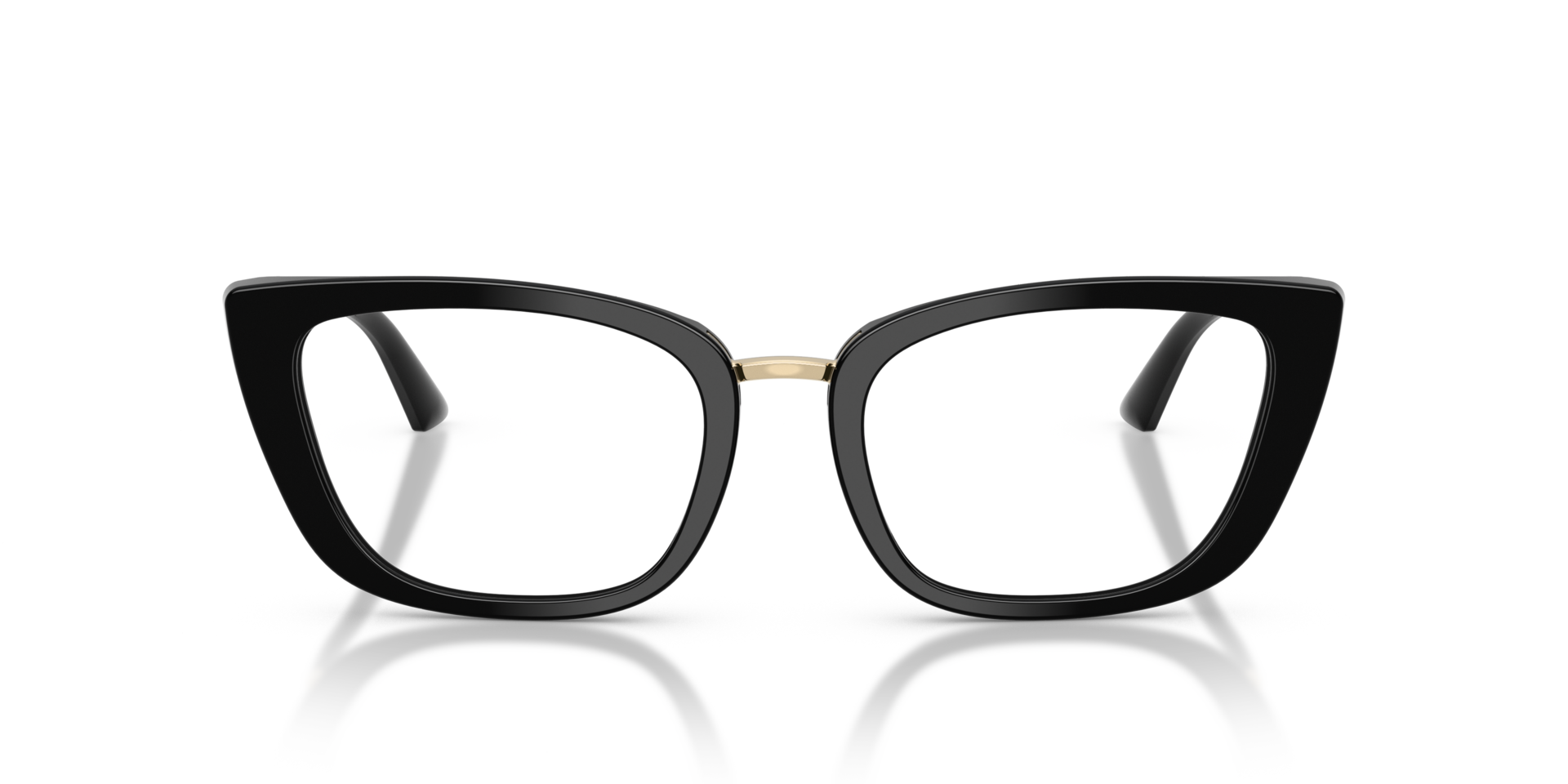JC3034HB Zwart AcetaatEyeglass Frames van B24, Vooraanzicht