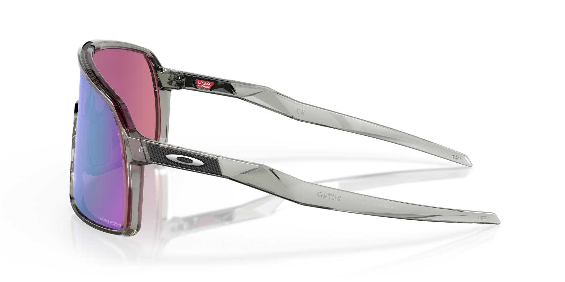 Sutro Grijs inkt KunststofSunglass Frames van B24, Zijaanzicht