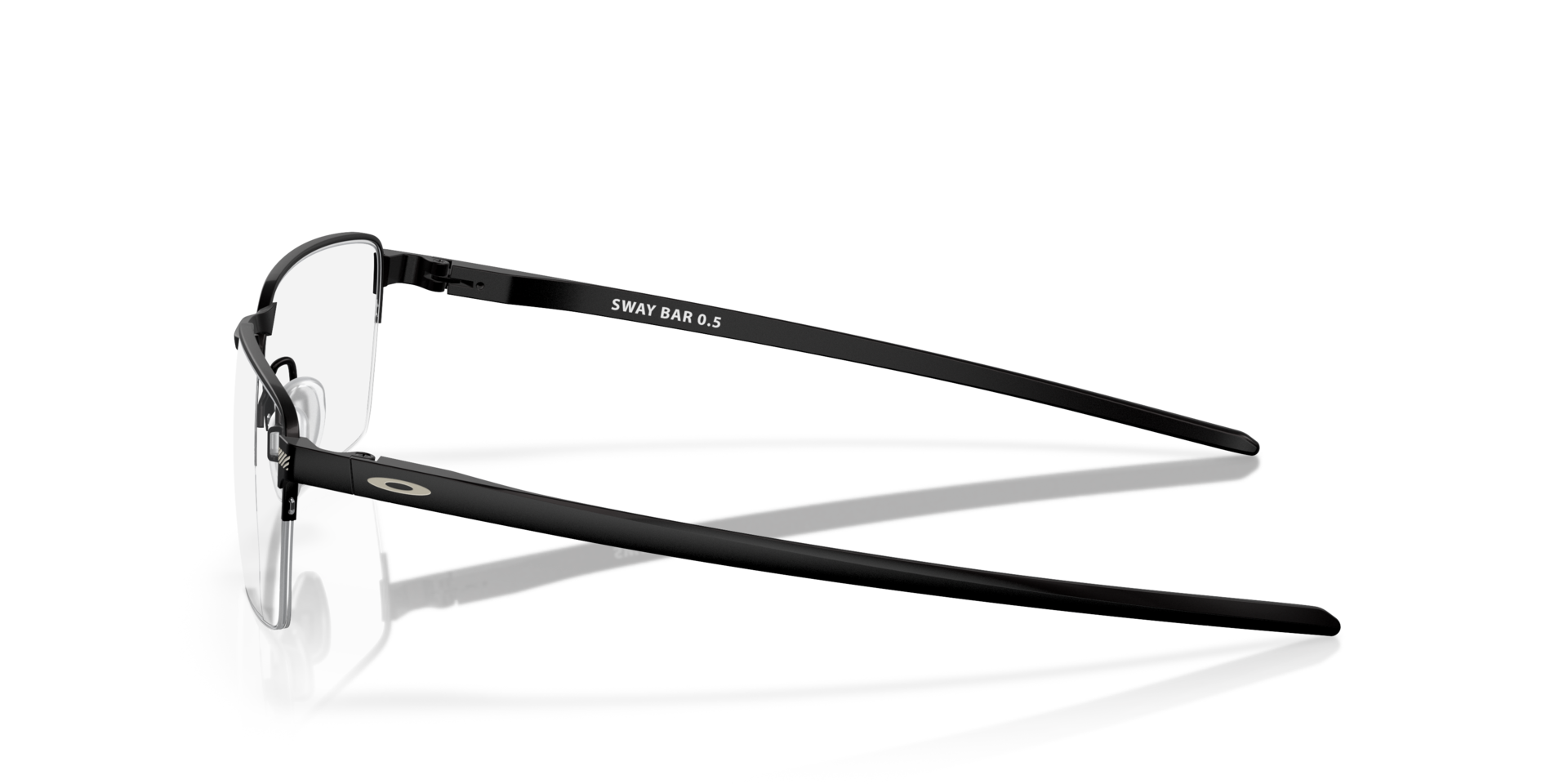 SWAY BAR 0.5 Schwarz satiniert TitanEyeglass Frames von B24, Seitenansicht