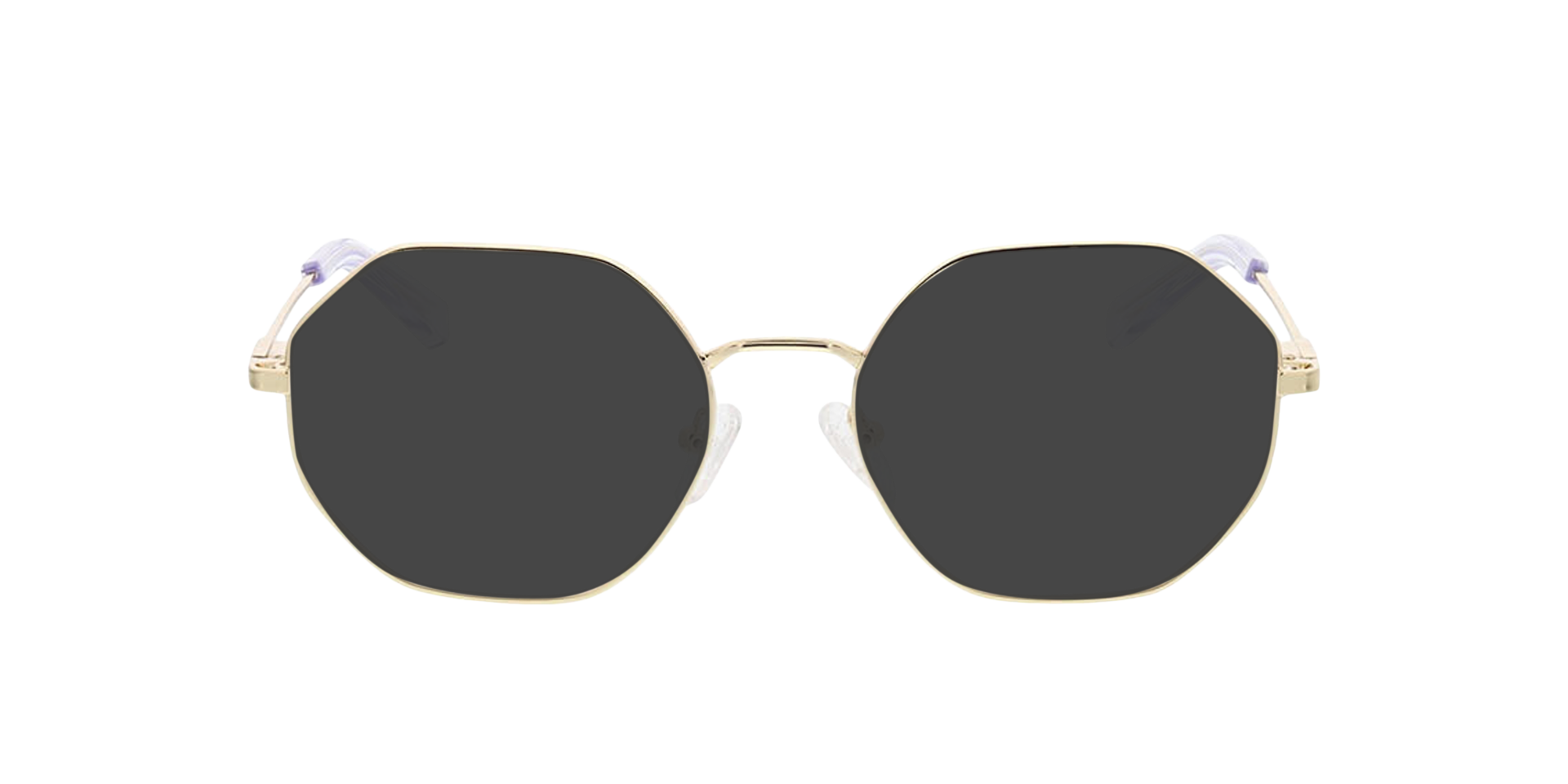 Istanbul Goud MetaalEyeglass Frames van B24, met getinte lenzen