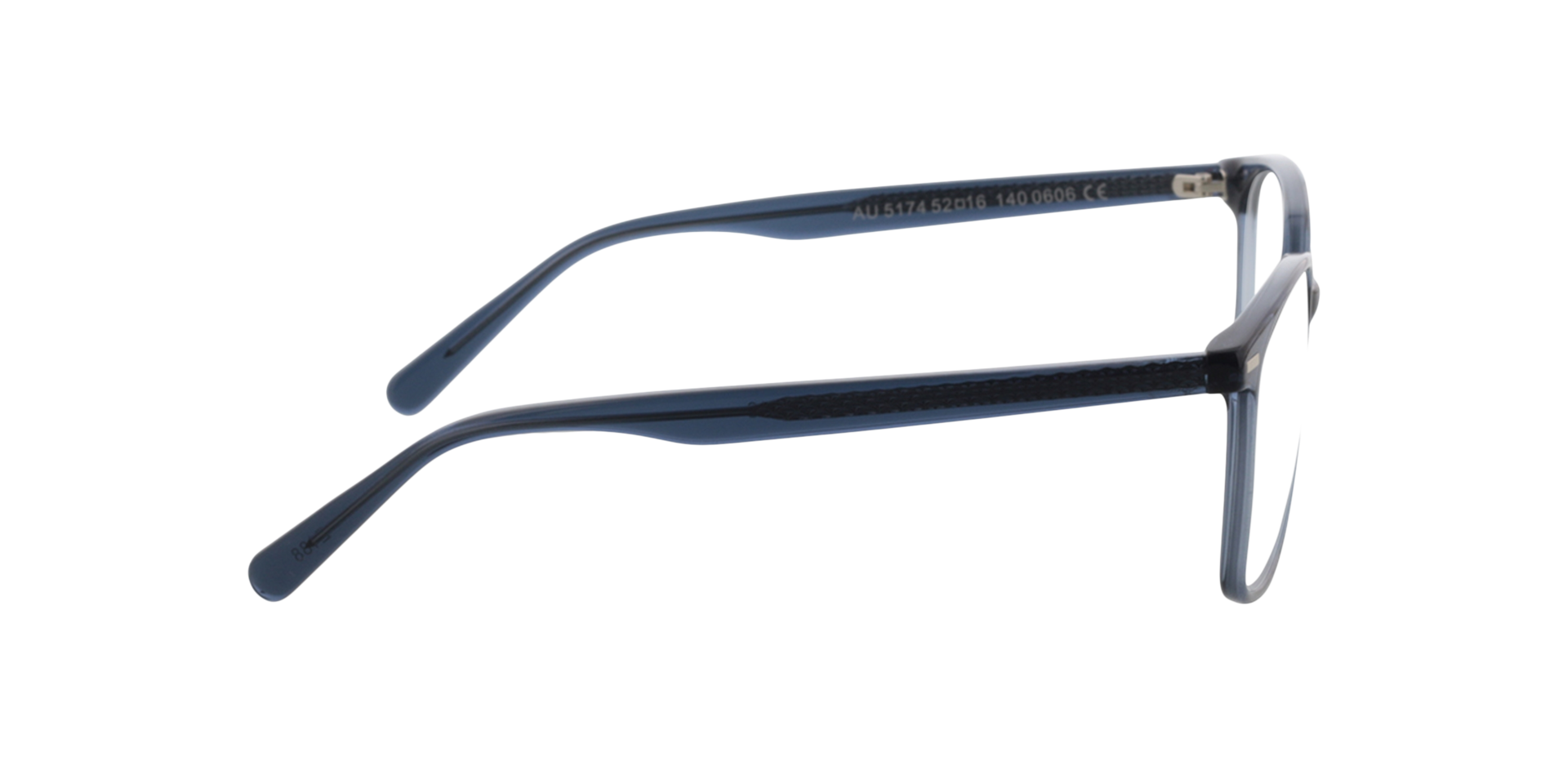 Taylor Crystal Blue Grey  &  Silver AcetatEyeglass Frames von B24, Seitenansicht