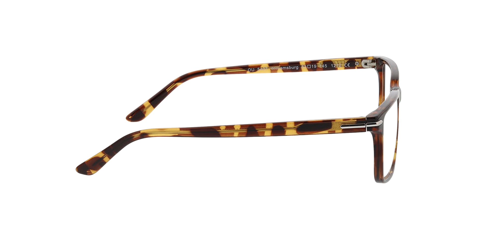 Williamsburg Havana KunststoffEyeglass Frames von B24, Seitenansicht