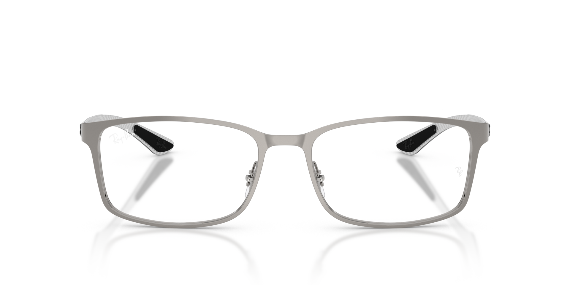 RB8424 Staalgrijs MetaalEyeglass Frames van B24, Vooraanzicht