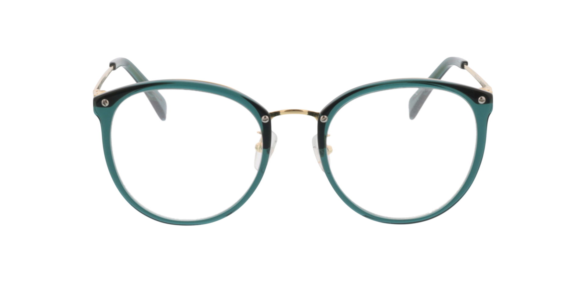 Groen / goud Charlotte -  Acetate Brillen