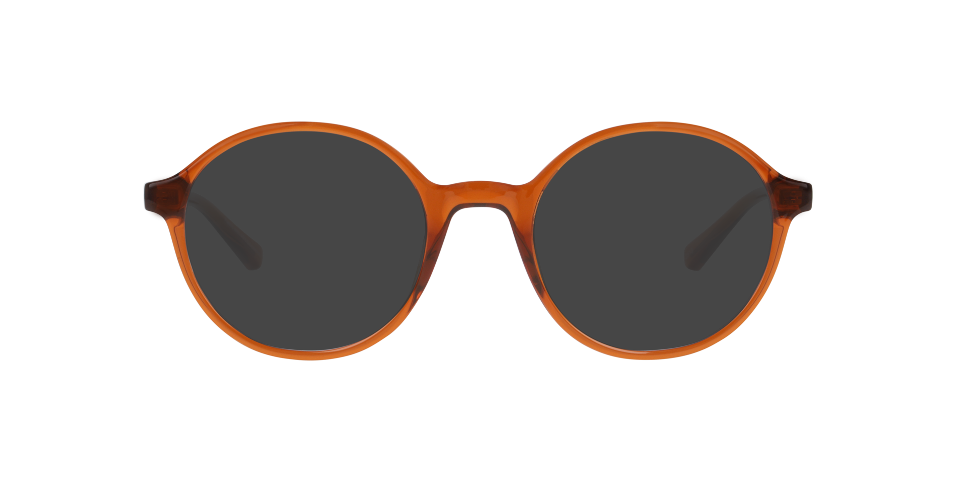 Rom Crystal Orange Brown KunststoffEyeglass Frames von B24, mit getönten Gläsern