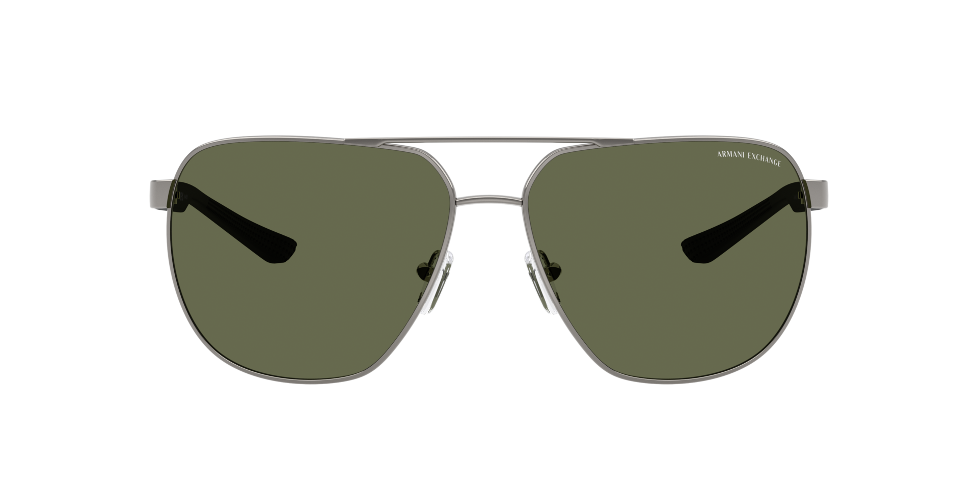AX2047S Shiny Gunmetal MetallSunglass Frames von B24, mit getönten Gläsern