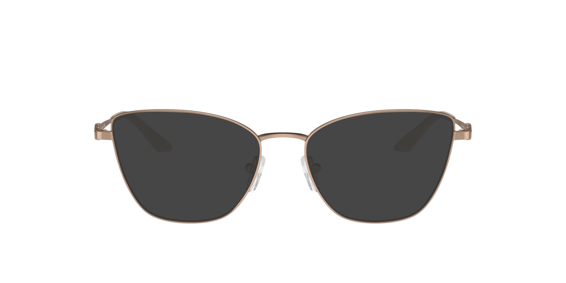 AX1063 Glänzendes Rose Gold MetallEyeglass Frames von B24, mit getönten Gläsern