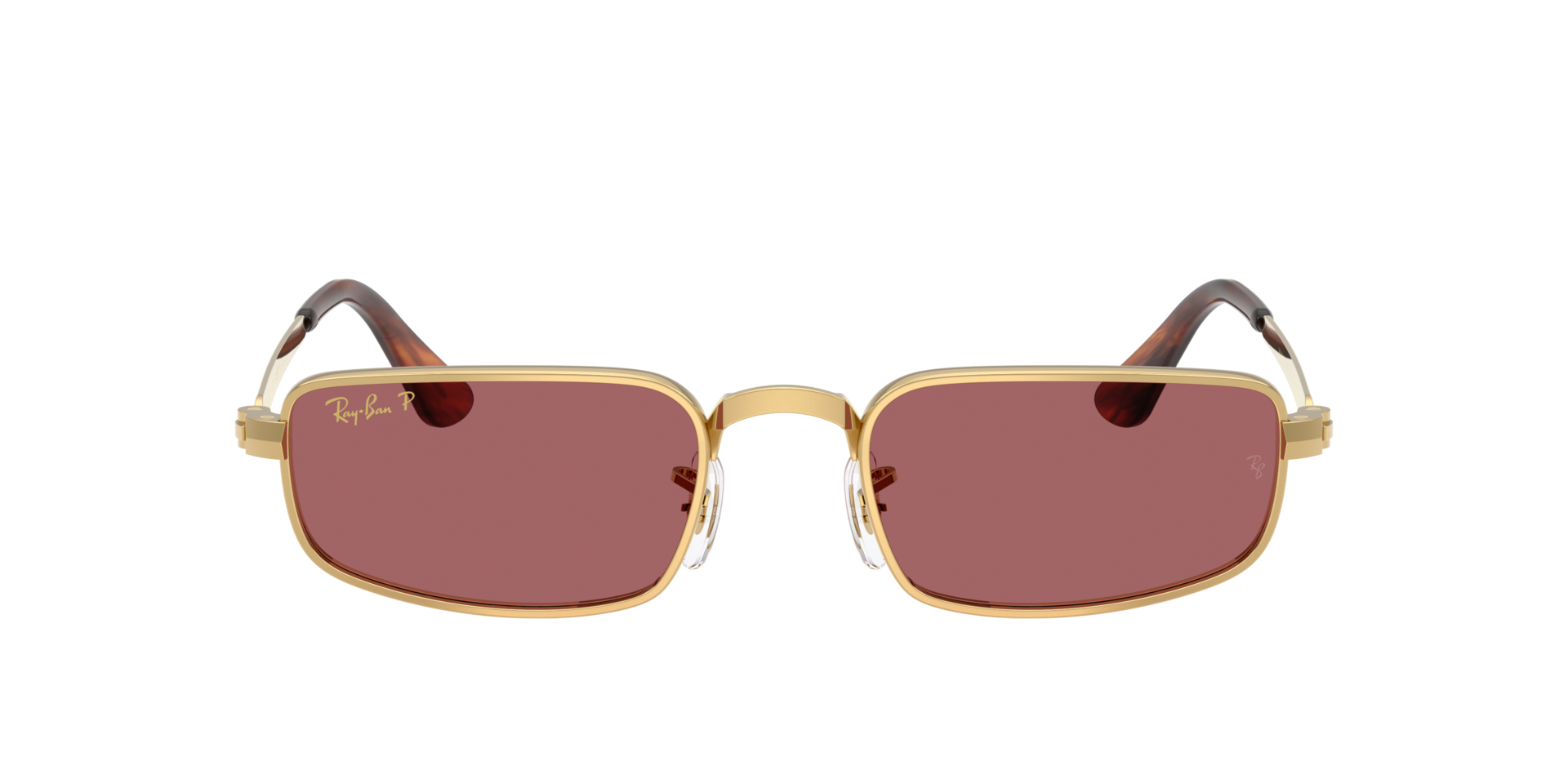 RB3927 Arista goud MetaalSunglass Frames van B24, met getinte lenzen