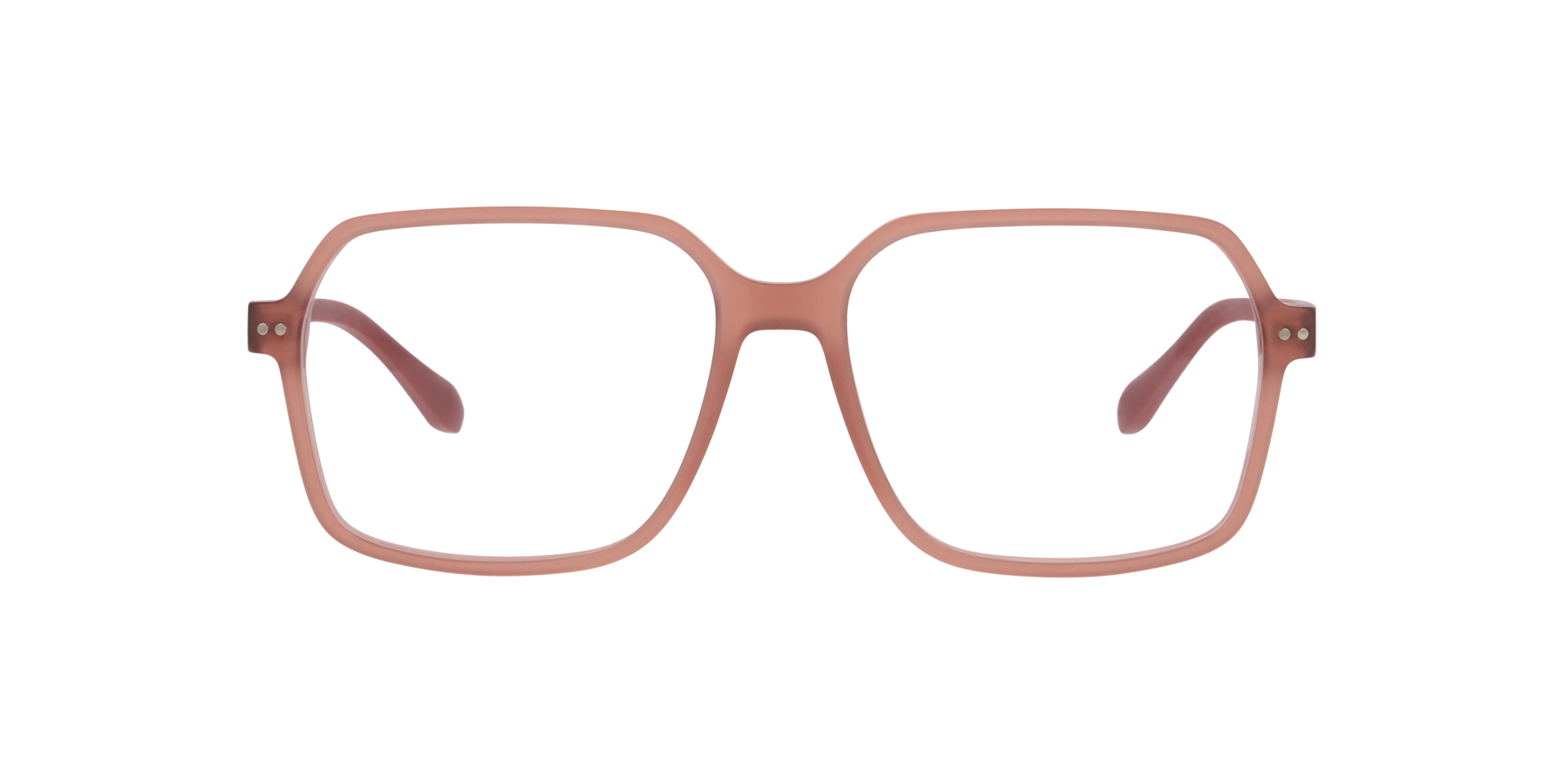 Nantes Crystal Dusty Pink AcetaatEyeglass Frames van B24, Vooraanzicht