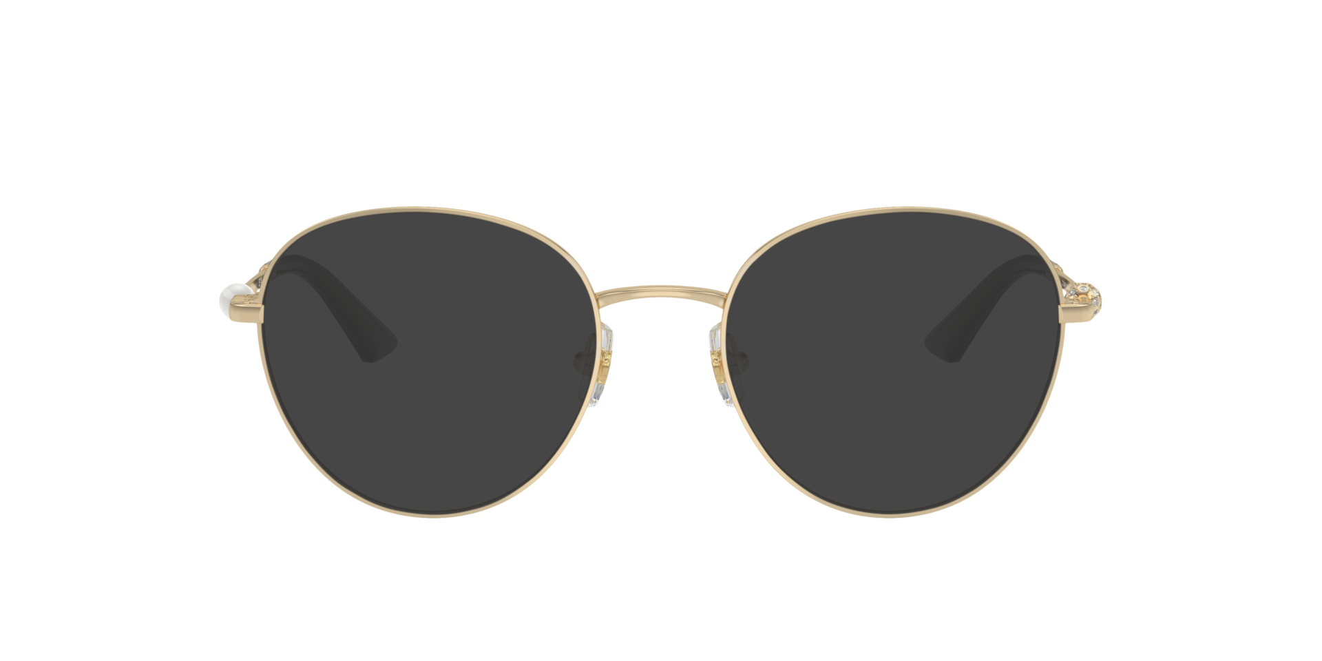 JC2004HB Hellgold MetallEyeglass Frames von B24, mit getönten Gläsern