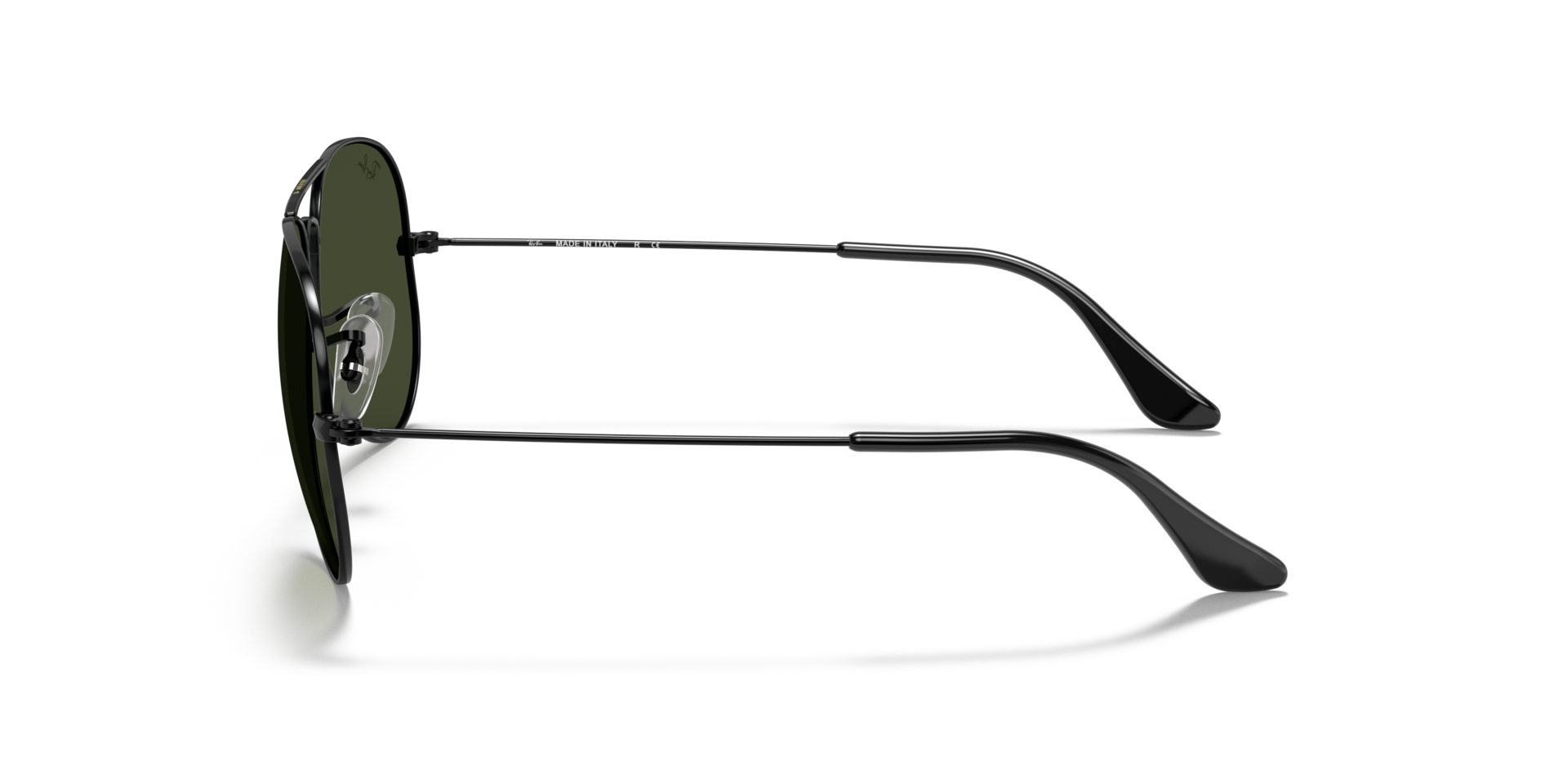 RB3025 Zwart MetaalSunglass Frames van B24, Zijaanzicht