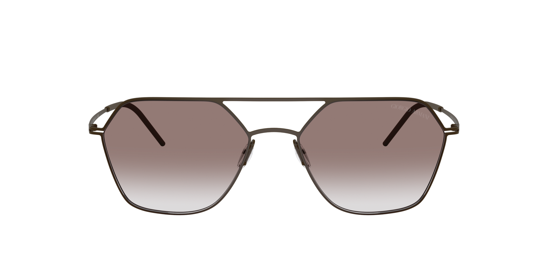 AR6185 Matt Braun MetallSunglass Frames von B24, mit getönten Gläsern