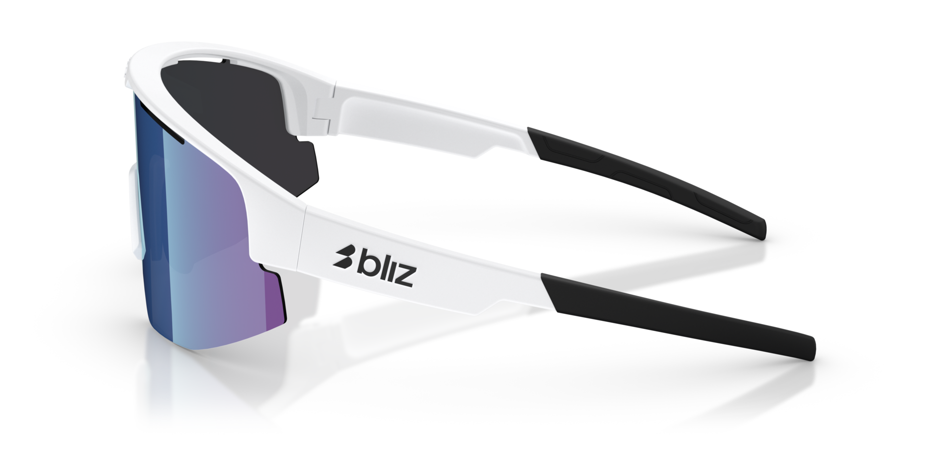 Matrix Weiß KunststoffSunglass Frames von B24, Seitenansicht