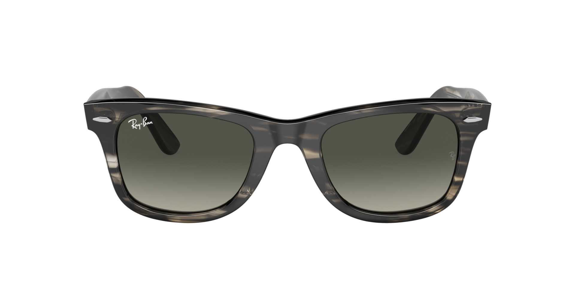 RB2140 Grijs gestreept AcetaatSunglass Frames van B24, met getinte lenzen