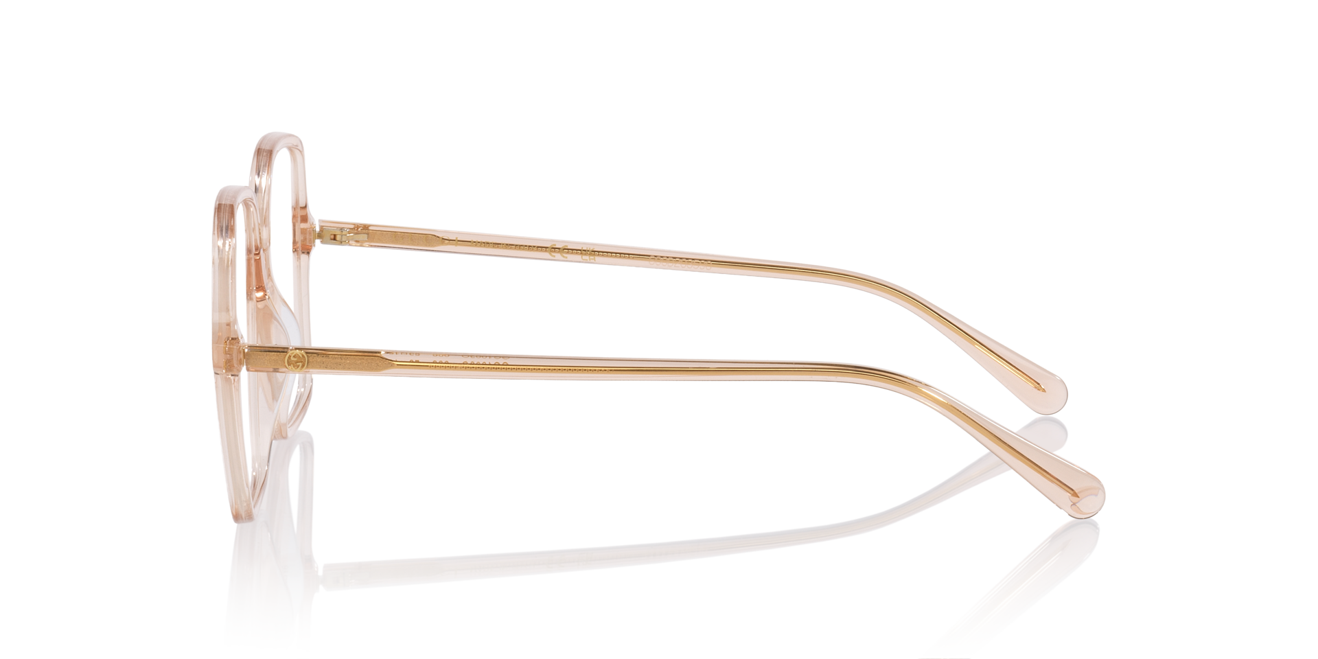 GG1003O Zwart AcetaatEyeglass Frames van B24, Zijaanzicht