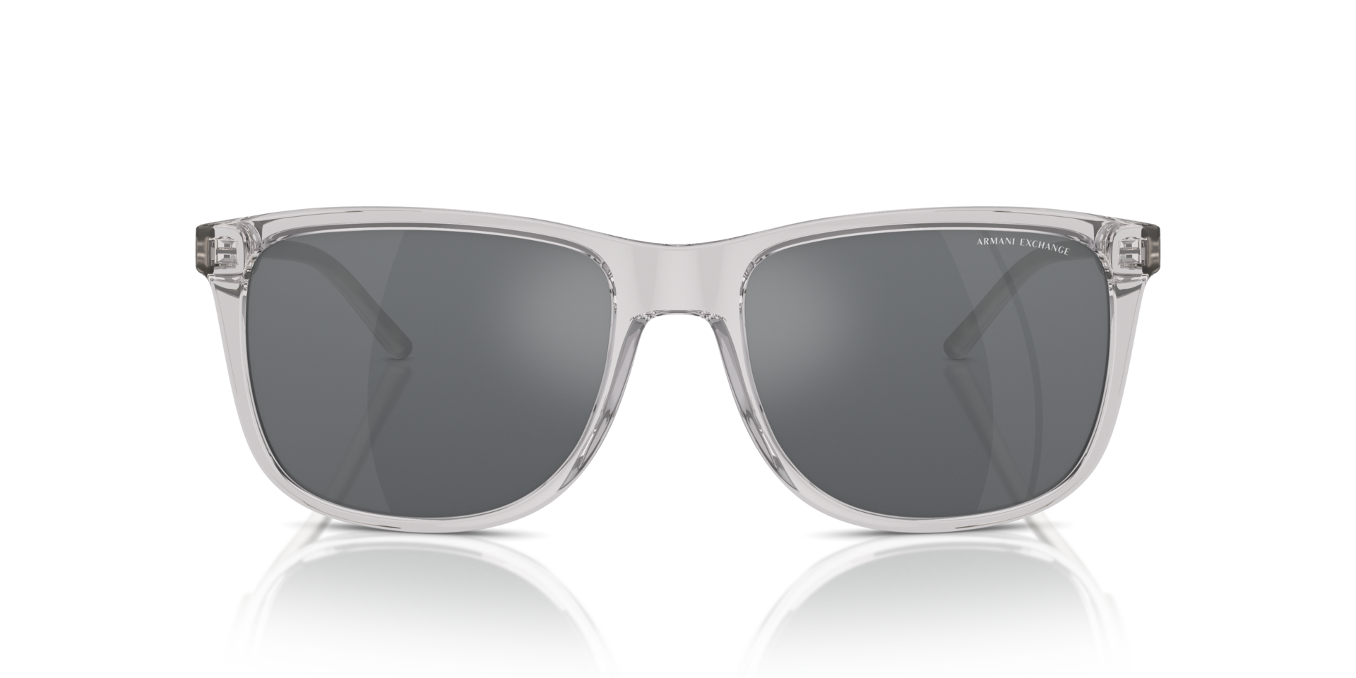 AX4070S Shiny Grey KunststofSunglass Frames van B24, Vooraanzicht