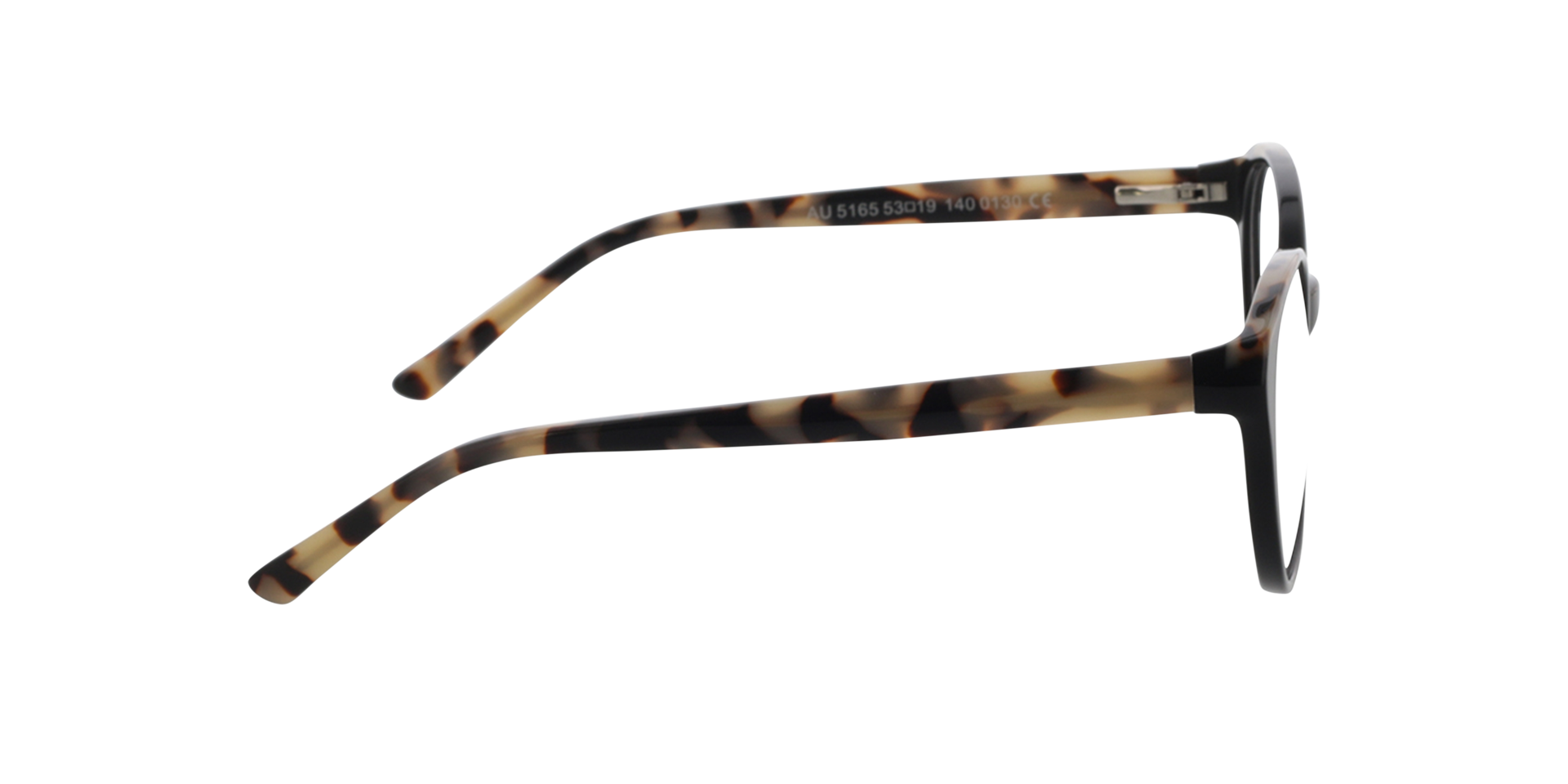 Erica Black  &  White Havana AcetatEyeglass Frames von B24, Seitenansicht