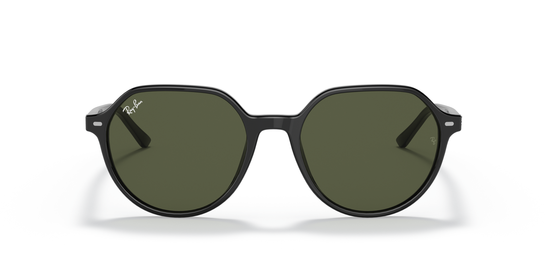 RB2195 Schwarz AcetatSunglass Frames von B24, Vorderansicht