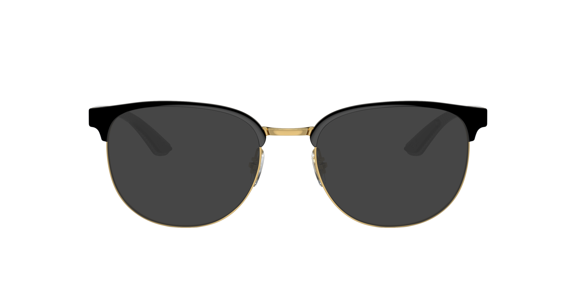 RB8422 Schwarz auf Gold MetallEyeglass Frames von B24, mit getönten Gläsern